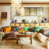 Sage x Clare | Nicolette Woven Cushion | Marigold