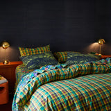 Sage x Clare | Stela Cotton Pillowcase Set | Spring Green | Standard