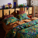 Sage x Clare | Babette Linen Pillowcase Set | Verdant | Standard