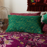 Sage x Clare | Hanna Linen Pillowcase Set | Kelly Green | Standard