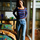 Sage x Clare | Ingrid Knit Top | Rosewood
