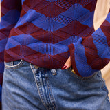 Sage x Clare | Ingrid Knit Top | Rosewood