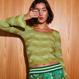 Sage x Clare | Ingrid Knit Top | Juniper