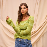 Sage x Clare | Ingrid Knit Top | Juniper