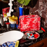 Sage x Clare | Marta Vanity Bag | Vermillion
