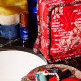 Sage x Clare | Marta Vanity Bag | Vermillion