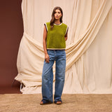 Sage x Clare | Eleni Knit Vest | Juniper