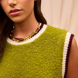 Sage x Clare | Eleni Knit Vest | Juniper