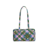 Baggu | Nylon Bowler Bag | Green Star Plaid