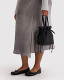 Baggu | Nylon Drawstring Bag | Black