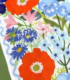 Togetherness | Poppies Are Red | Tea Towel