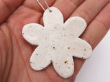 Togetherness | Ceramic Flowerburst Earrings | Pebble