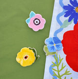 Togetherness | Flowerful Ceramic Brooch