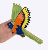 Togetherness | Ceramic Bird Wall Hanging | Rainbow Lorikeet