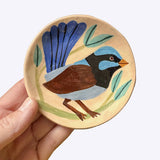 Togetherness | Small Ceramic Dish | Blue Wren
