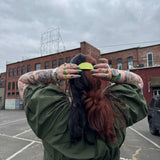 Chunks | Oval Barrette | Lime