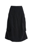 Olga de Polga | Milwaukee Marlowe Skirt in Fine Cord | Black