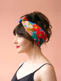 Julie White | Silk Cotton Scarf | Bush Bloom Red