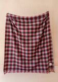 TBCo | Recycled Wool Blanket | Wine Gingham