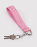 Baggu | Logo Keychain | Pink Happy