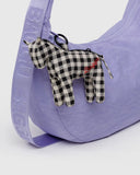 Baggu | Horse Charm | Black & White Gingham