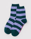 Baggu | Crew Sock | Malachite Stripe