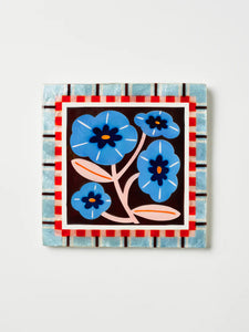 Jones & Co | Bloom Nouveau Blue Square