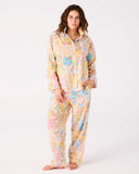 Kip & Co | Organic Cotton Long Sleeve Shirt & Pant Pyjama | Forever Floral