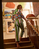 Kip & Co | Denim Pants | Cactus Stripe