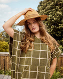 Kip & Co | Resort Poncho | Avocado Check