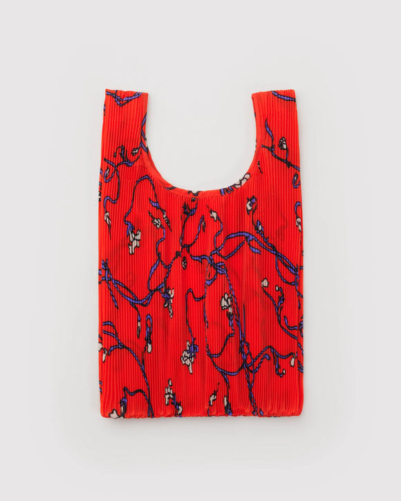 Baggu | Pleated Baggu | Red Snapdragon