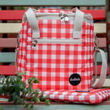 Kollab | Mini Cooler | Red Check