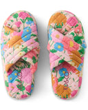 Kip & Co | Quilted Velvet Adult Slippers | Follow The Sun