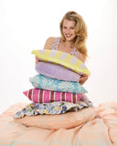 Kip & Co | Velvet Pea Cushion | Wisteria
