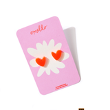 Emeldo | Heart Studs