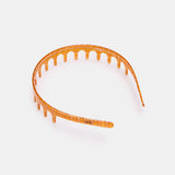 Chunks | Comb Headband in Caramel Plaid