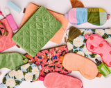 Kip & Co | Velvet Eye Mask| Melon