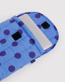Baggu | Puffy Laptop Sleeve 13/14" | Blue Polka Dot