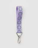 Baggu | Logo Keychain | Lilac Happy
