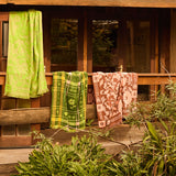 Sage x Clare | Indiana Bath Sheet | Carnelian
