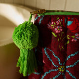 Sage x Clare | Norali Quilted Cosmetic Bag | Sienna