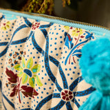 Sage x Clare | Norali Quilted Cosmetic Bag | Ecru