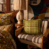 Sage x Clare | Frances Woven Cushion | Moss