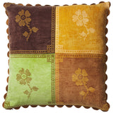 Sage x Clare | Bonny Reversible Velvet Cushion | Tigers Eye