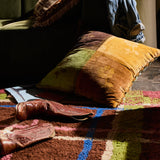 Sage x Clare | Bonny Reversible Velvet Cushion | Tigers Eye