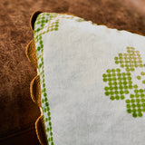 Sage x Clare | Bonny Reversible Velvet Cushion | Tigers Eye
