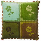 Sage x Clare | Bonny Reversible Velvet Cushion | Tigers Eye