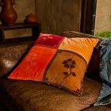 Sage x Clare | Bonny Reversible Velvet Cushion | Sienna