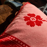 Sage x Clare | Bonny Reversible Velvet Cushion | Sienna