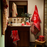 Sage x Clare | Bonny Hand Towel | Poppy